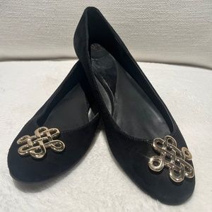 Diane con Furstenberg Leather Ballet Flats